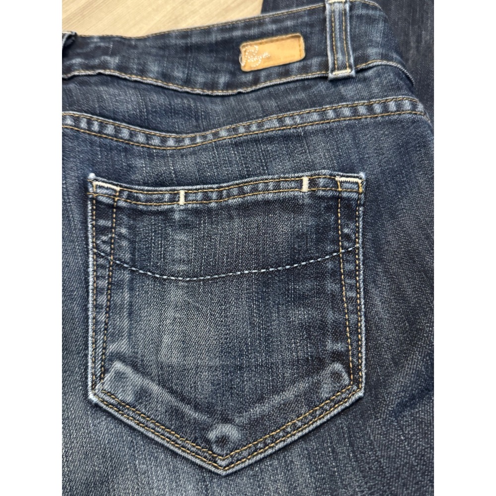 Paige Premium Denim Hidden Hills High Rise Bootcut Jeans Dark Wash Size 28 - Picture 9 of 12